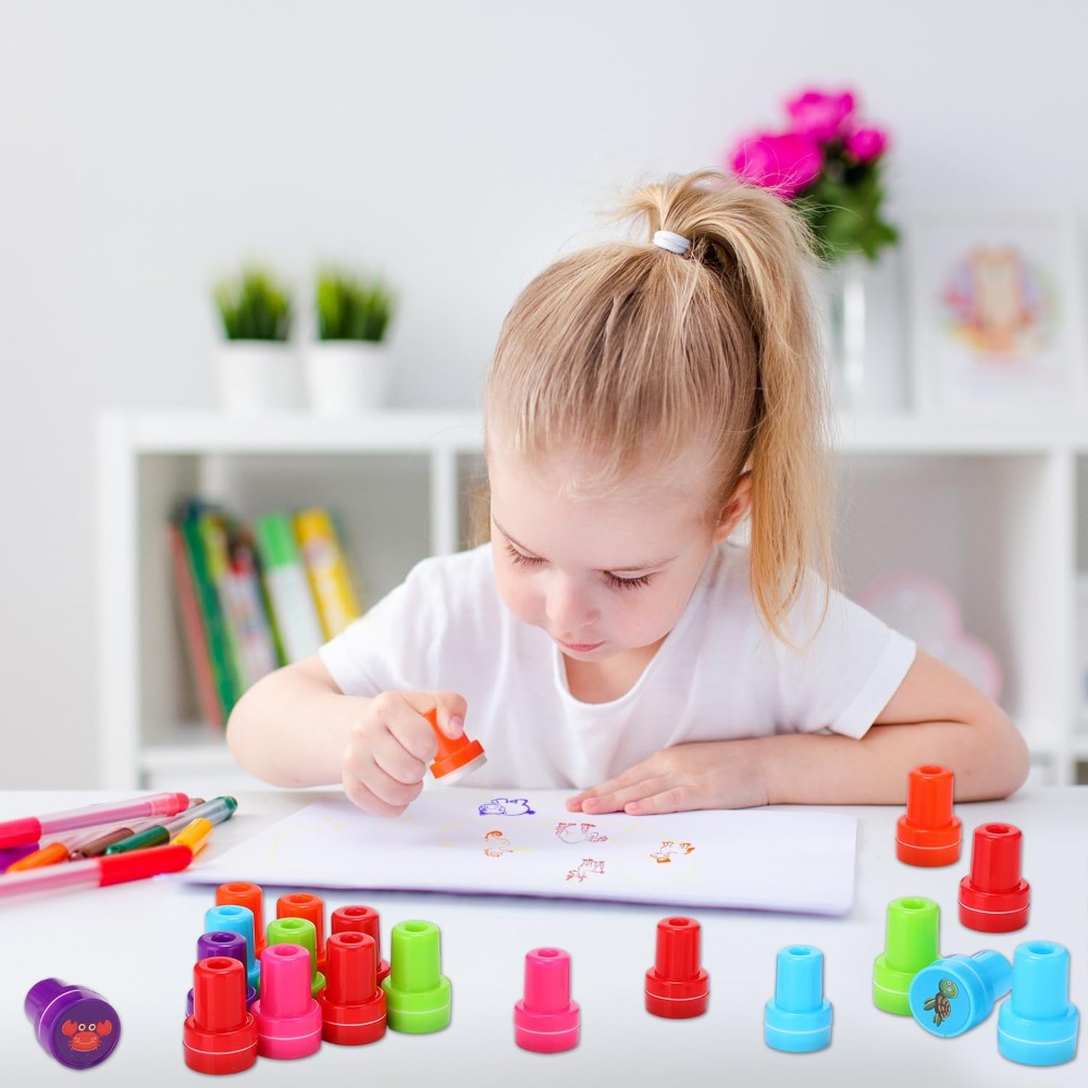 26Pcs Self Inking Stampers: Zo - Art And Craft Zoo Animals incelemesi ve fiyatı