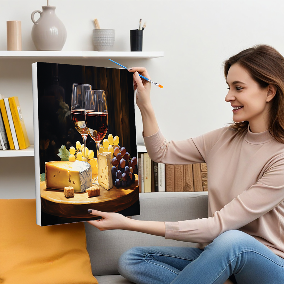 1pc frameless DIY Paint By Num - Art Craft Number incelemesi ve fiyatı