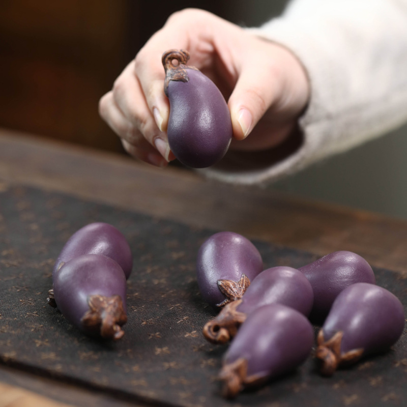 Purple Sand Eggplant Tea Pet H - Art And Craft Vegetable incelemesi ve fiyatı