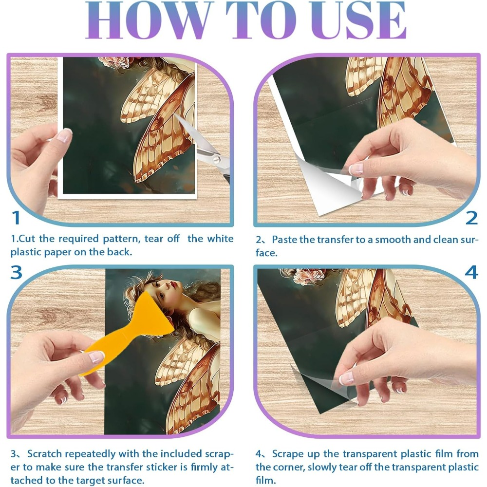 4 Sheets Retro Buttterfly Fair - Art Craft Room incelemesi ve fiyatı
