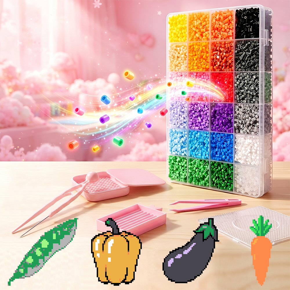 2.6mm 24 Colors Series Perler  - Art And Craft Vegetable incelemesi ve fiyatı