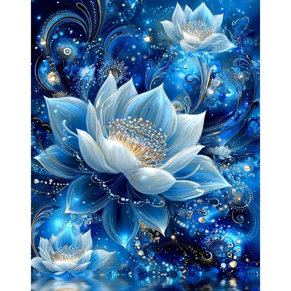 RUOPOTY Blue Lotus Diamond Pai - Art Craft Idea incelemesi ve fiyatı