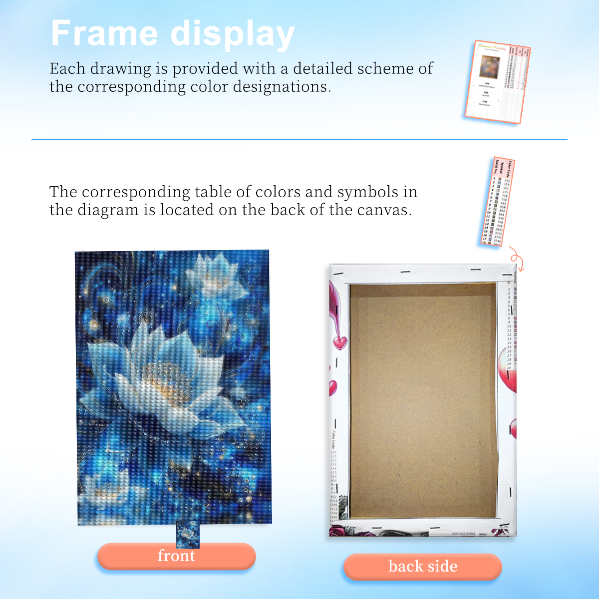 RUOPOTY Blue Lotus Diamond Pai - Art Craft Idea incelemesi ve fiyatı