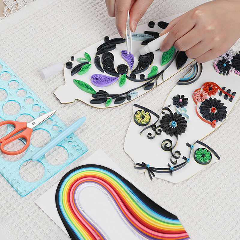 260pcs Rainbow Color Paper Qui - Quilling Paper Strips incelemesi ve fiyatı