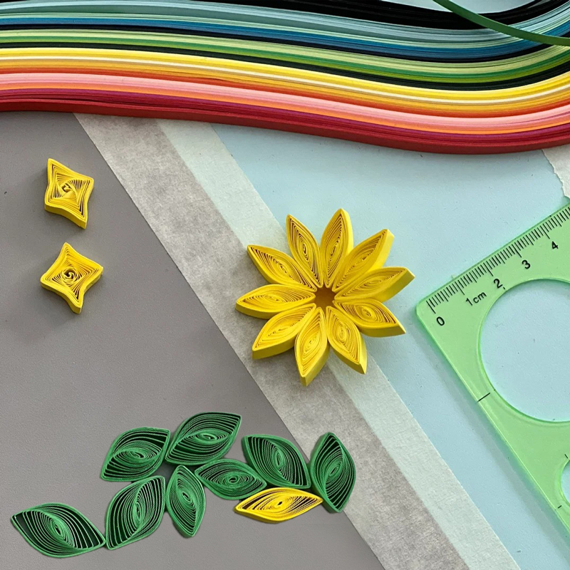 260pcs Rainbow Color Paper Qui - Quilling Paper Strips incelemesi ve fiyatı