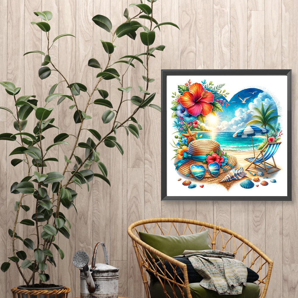 Summer Beach Full DIY 5D Round - Art Craft Idea incelemesi ve fiyatı