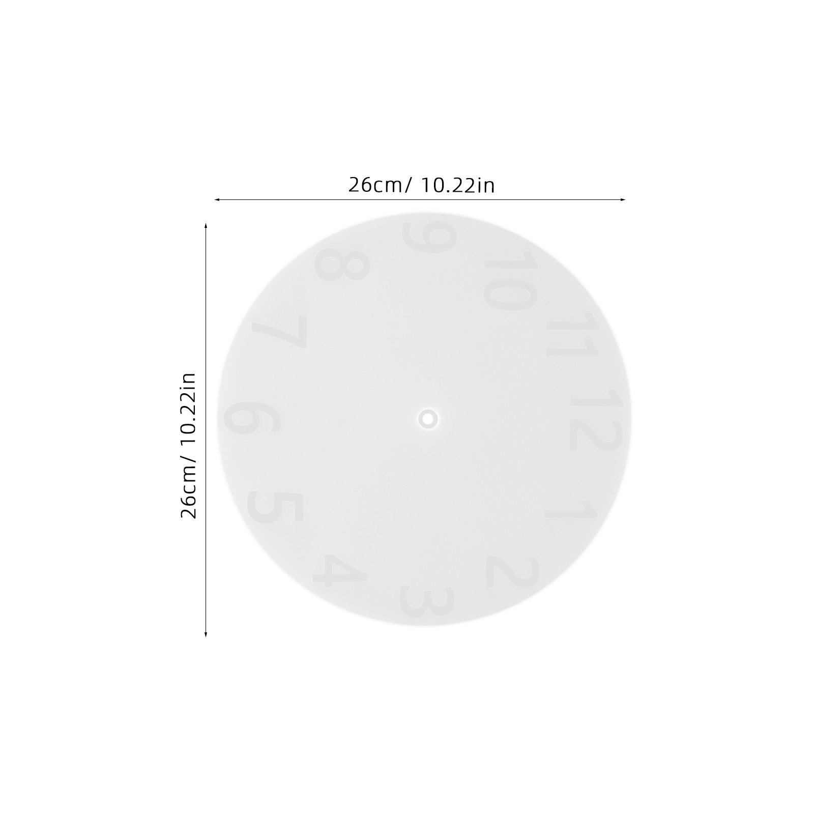1 set 1 Set Diy Silicone Clock - Art Craft Number incelemesi ve fiyatı