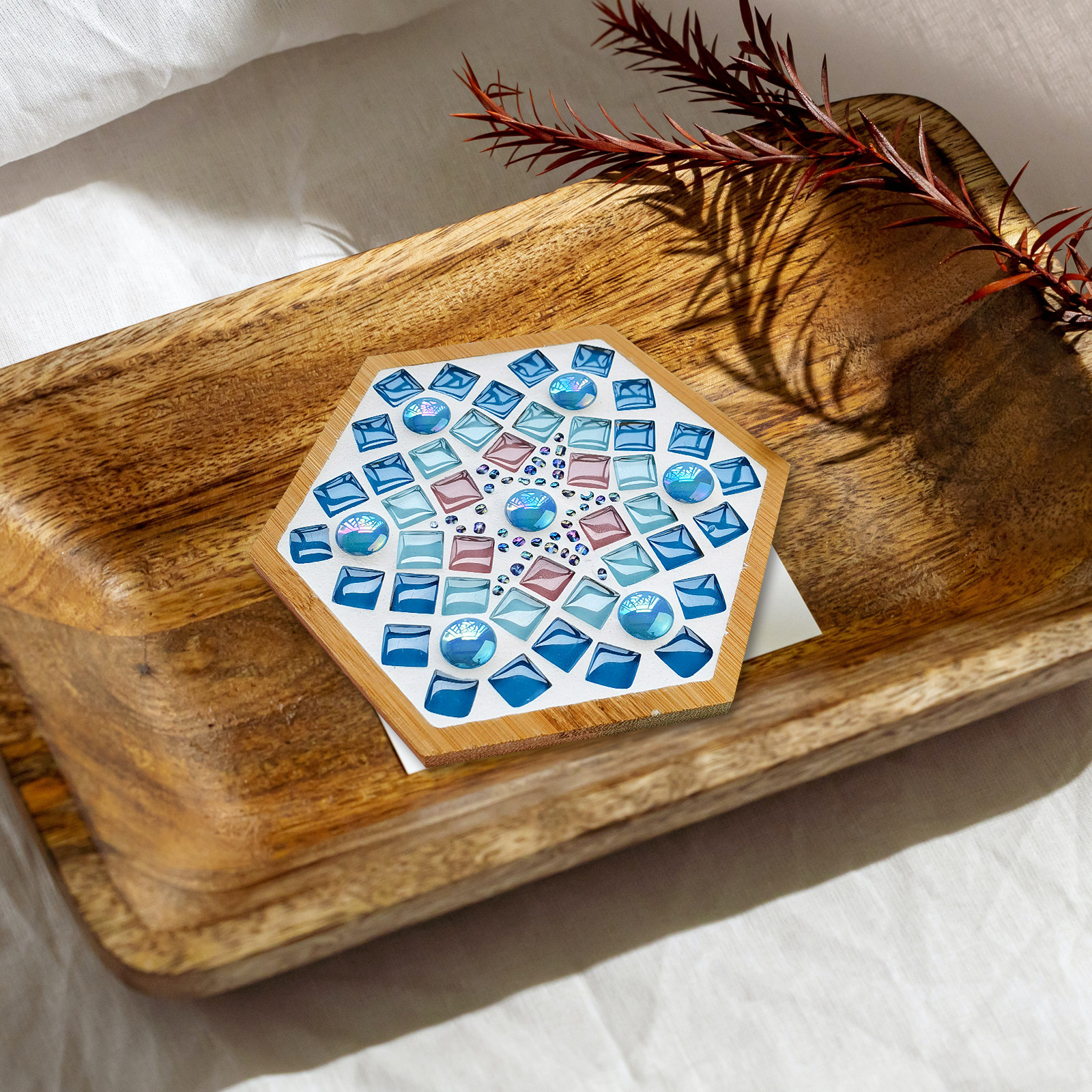 1Set Creative Coaster Making K - Mosaic Tile Supply incelemesi ve fiyatı