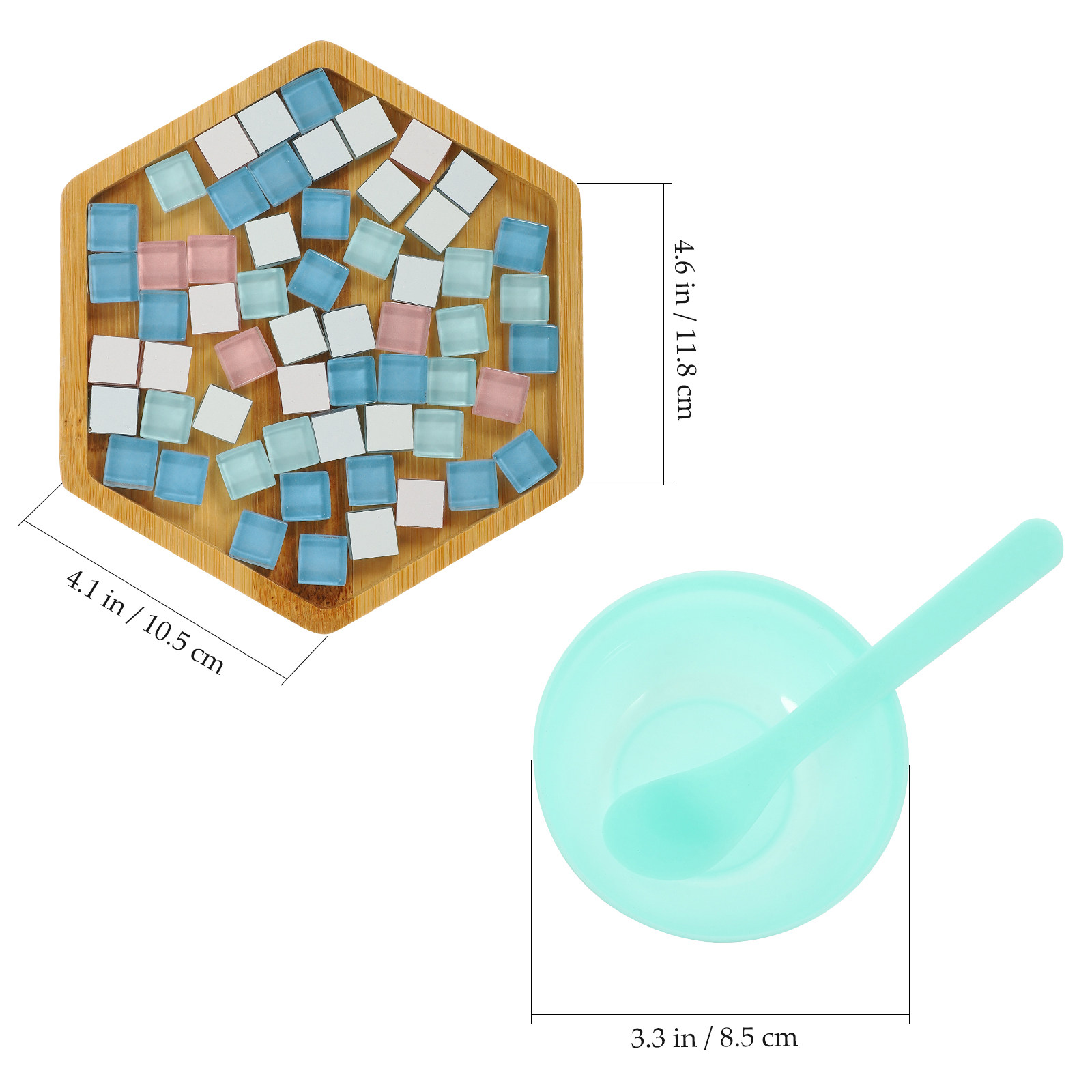 1Set Creative Coaster Making K - Mosaic Tile Supply incelemesi ve fiyatı