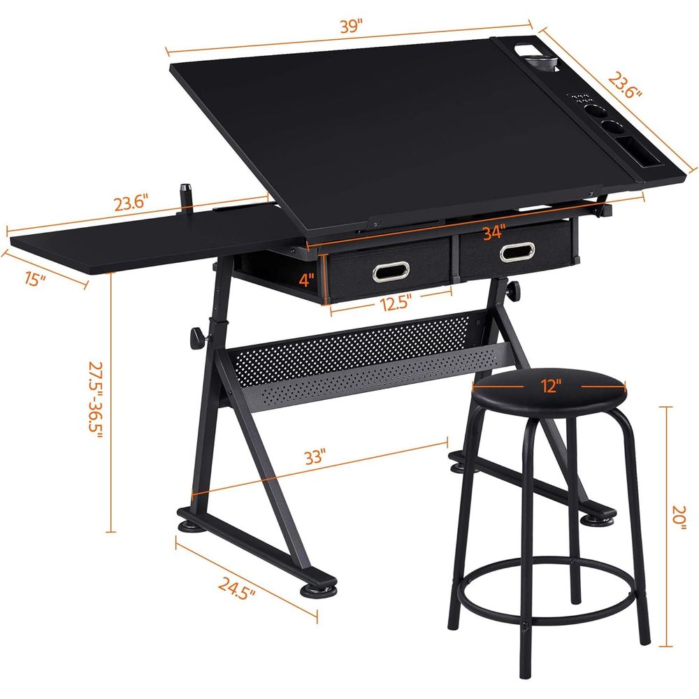 Drafting Table for Artists, He - Art & Craft Zone incelemesi ve fiyatı