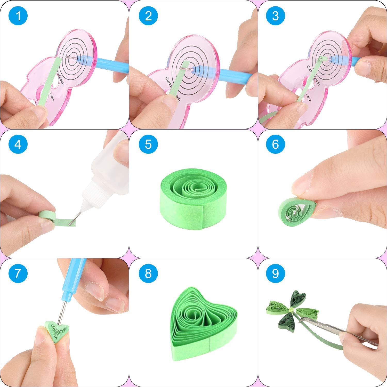 Paper Quilling Set 18 Kinds To - Quilling Paper Strips incelemesi ve fiyatı