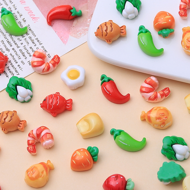 10pcs/lot Vegetables 3D Flatba - Art And Craft Vegetable incelemesi ve fiyatı