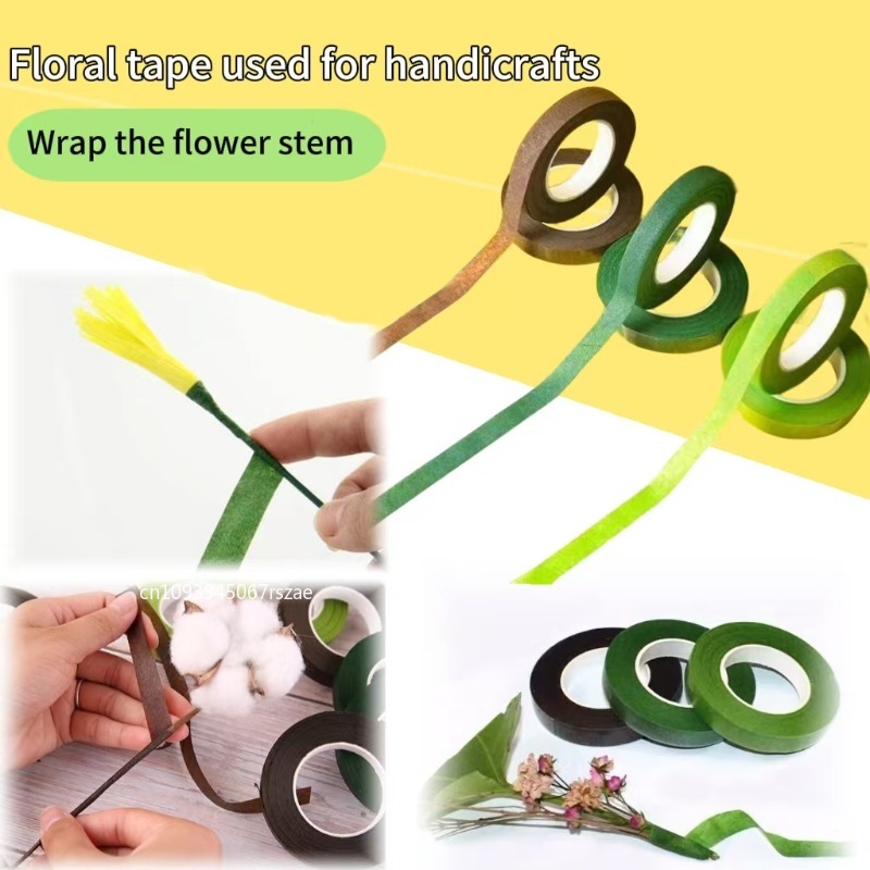 Green Waterproof Floral Tape A - Art Craft Flower incelemesi ve fiyatı