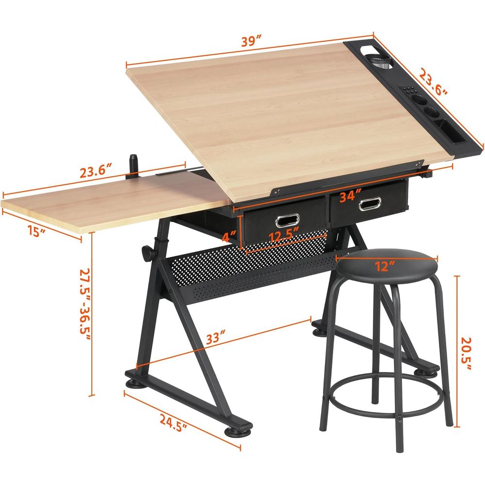 Height Adjustable Drating Tabl - Art & Craft Zone incelemesi ve fiyatı