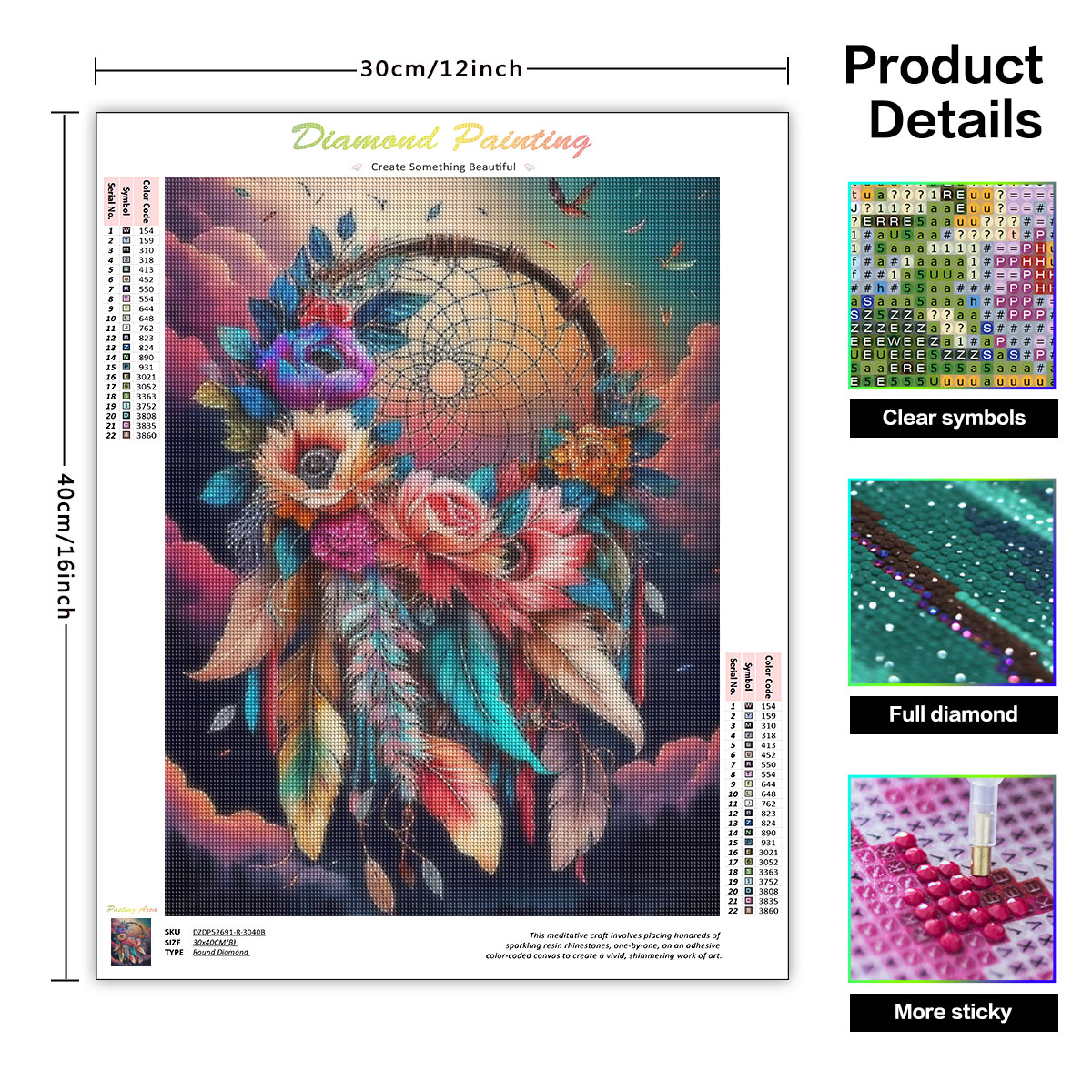 Frameless, Diamond Painting Dr - Art Craft Flower incelemesi ve fiyatı