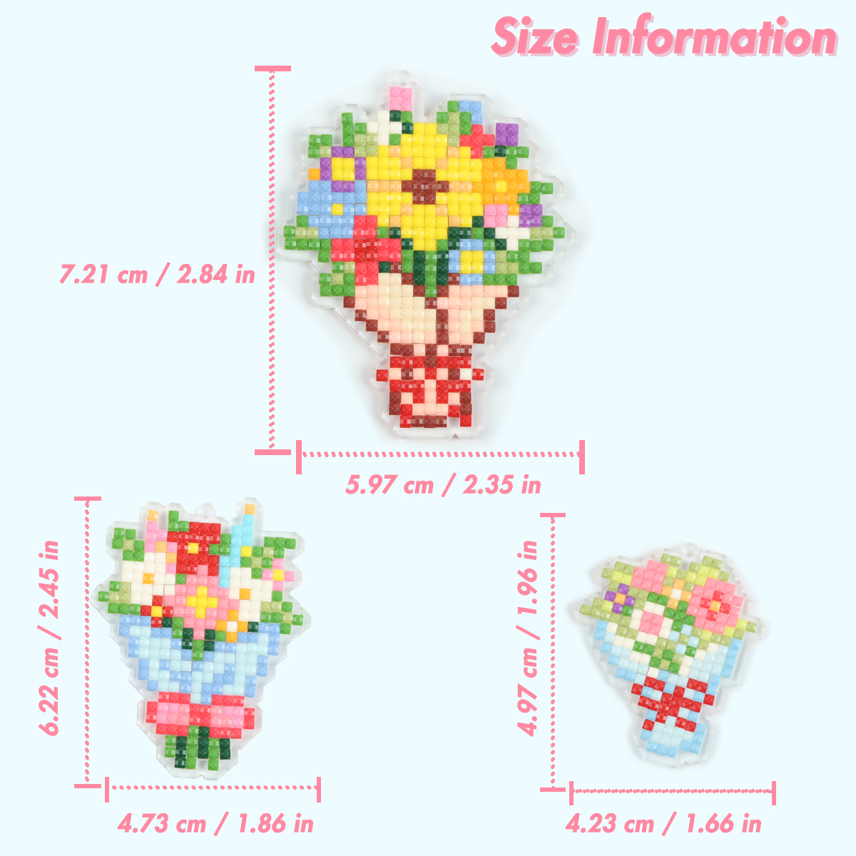 FOREVER YOUNG 3PCS Bouquet Acr - Art Craft Adult incelemesi ve fiyatı