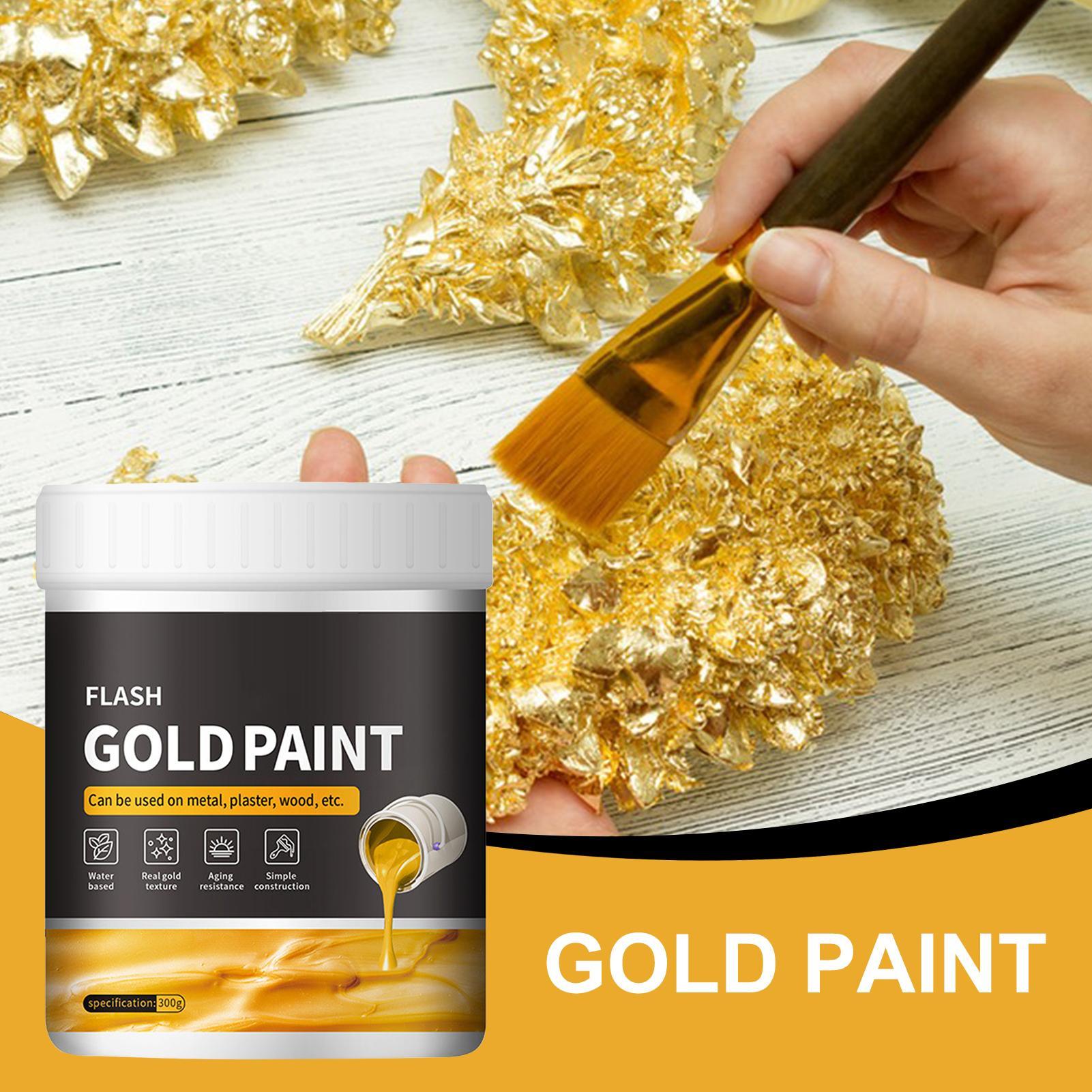 300g Liquid Gold Paint DIY Fas - Art And Craft With Paint incelemesi ve fiyatı