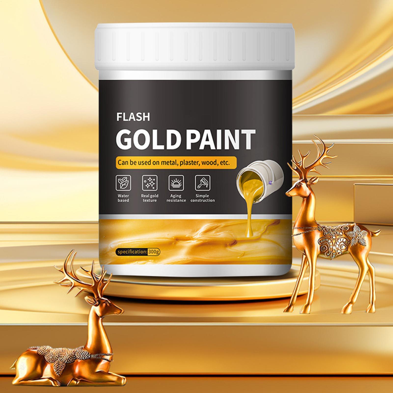 300g Liquid Gold Paint DIY Fas - Art And Craft With Paint incelemesi ve fiyatı