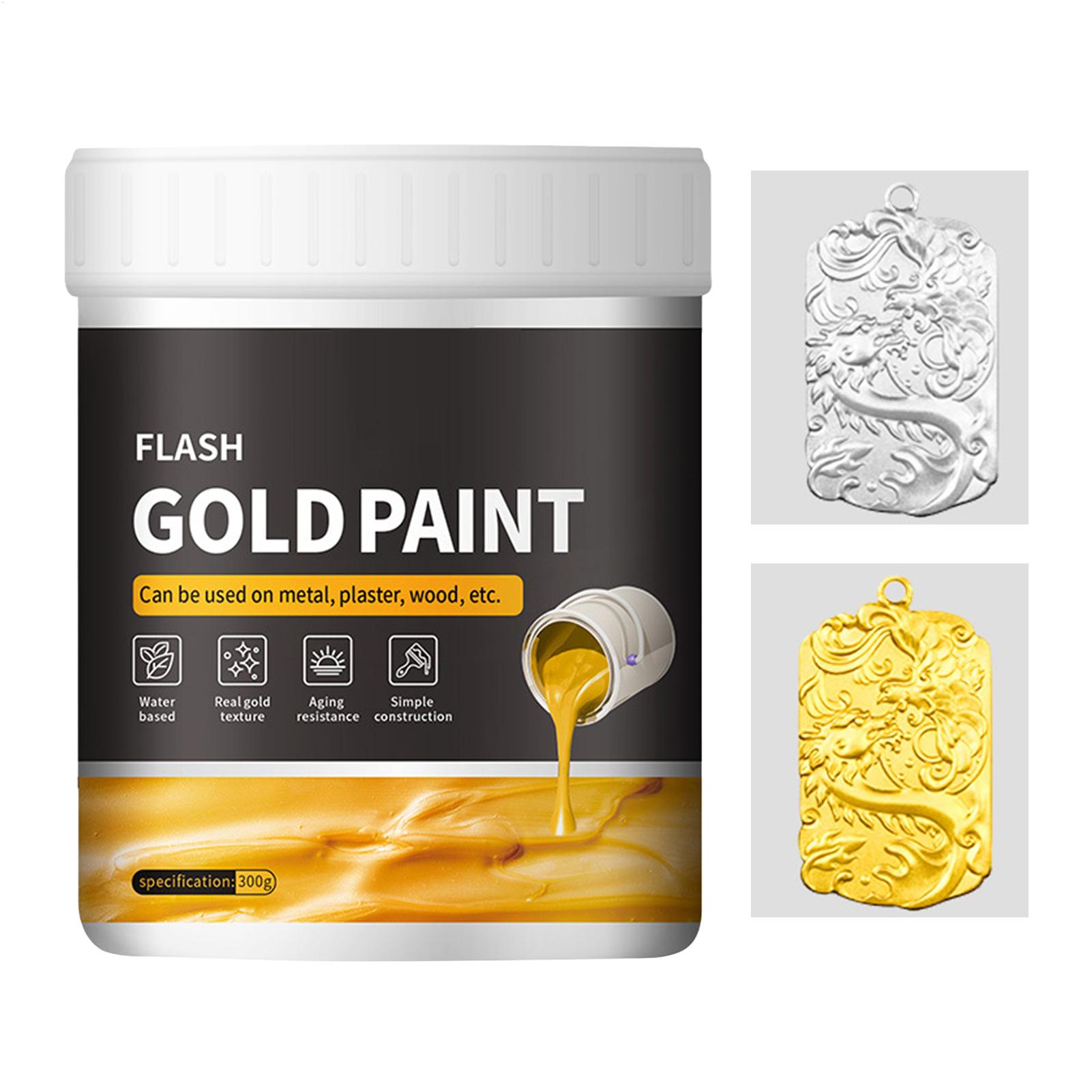 300g Liquid Gold Paint DIY Fas - Art And Craft With Paint incelemesi ve fiyatı